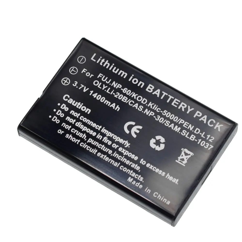 2X Battery + Charger for Fujifilm NP-60 FNP60 HP Photosmart R607 707 837 967 | Электроника