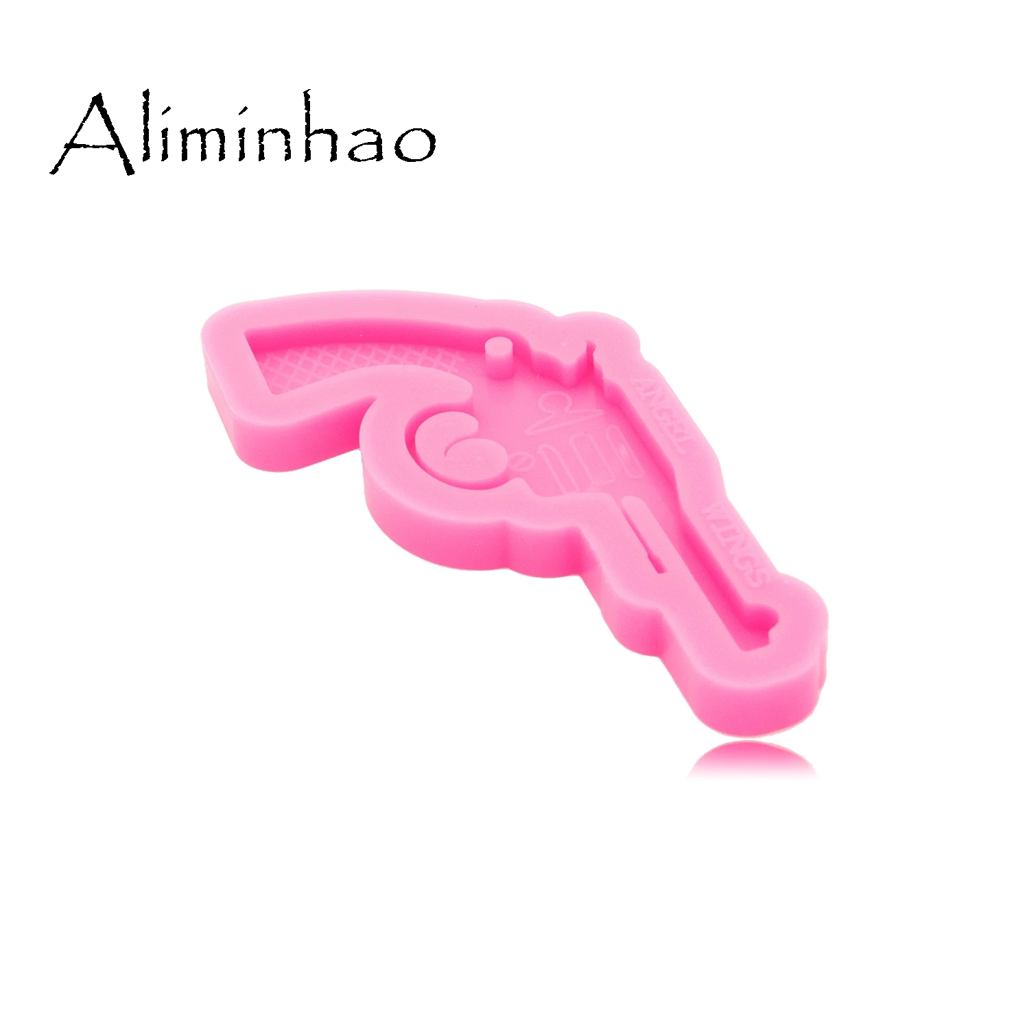 Блестящий блестящий брелок DY0553 пистолет силиконовая форма бриллианты