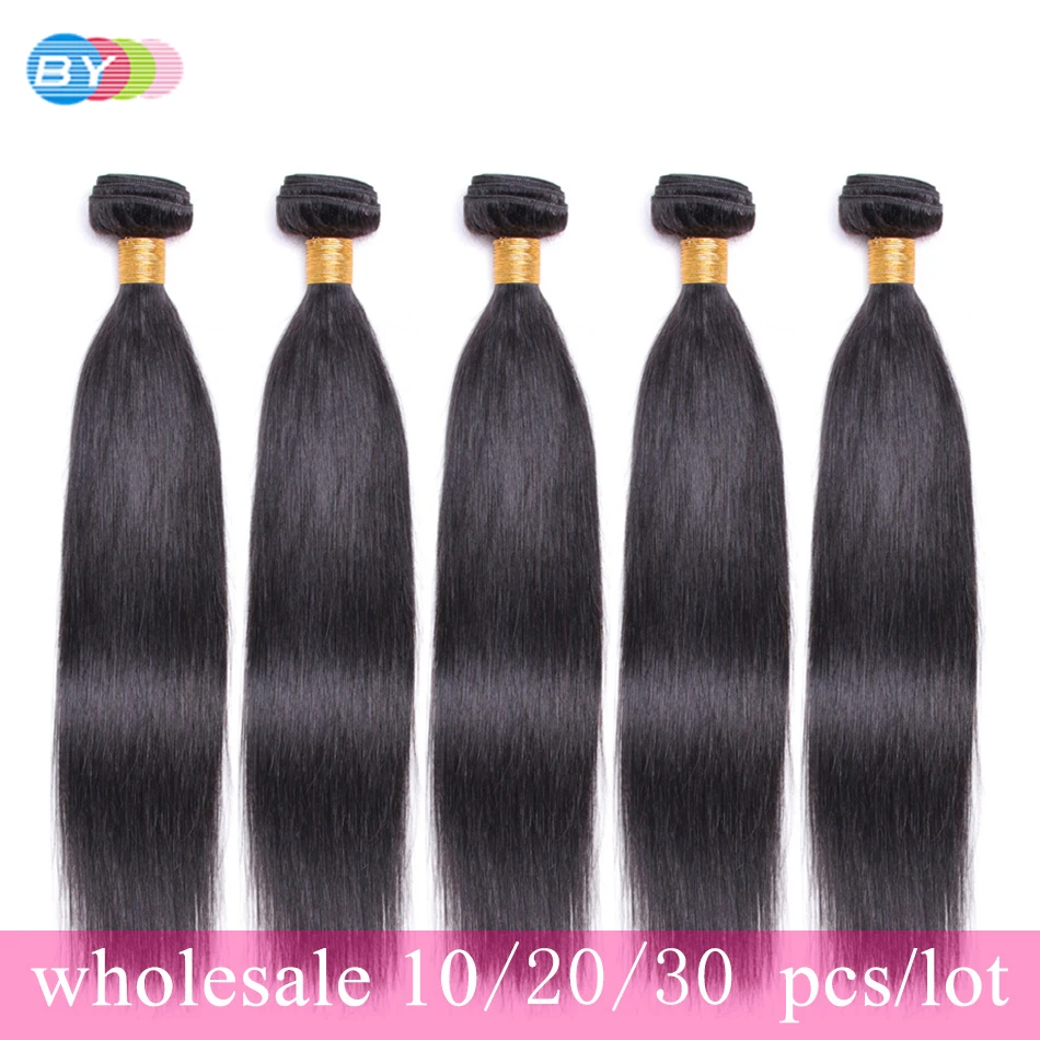 

Wholesale 30 Inch Bone Straight Hair Extensions 100% Human Hair Weave Silky Straight Bundles BY Bone Straight Hair In Bulk Deals