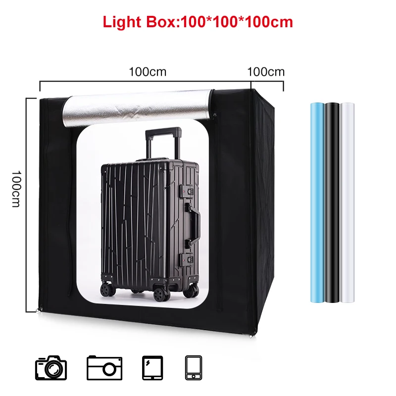 39 3 дюймов 100 см складной студийный светильник ing с фотографическим фоном сумка