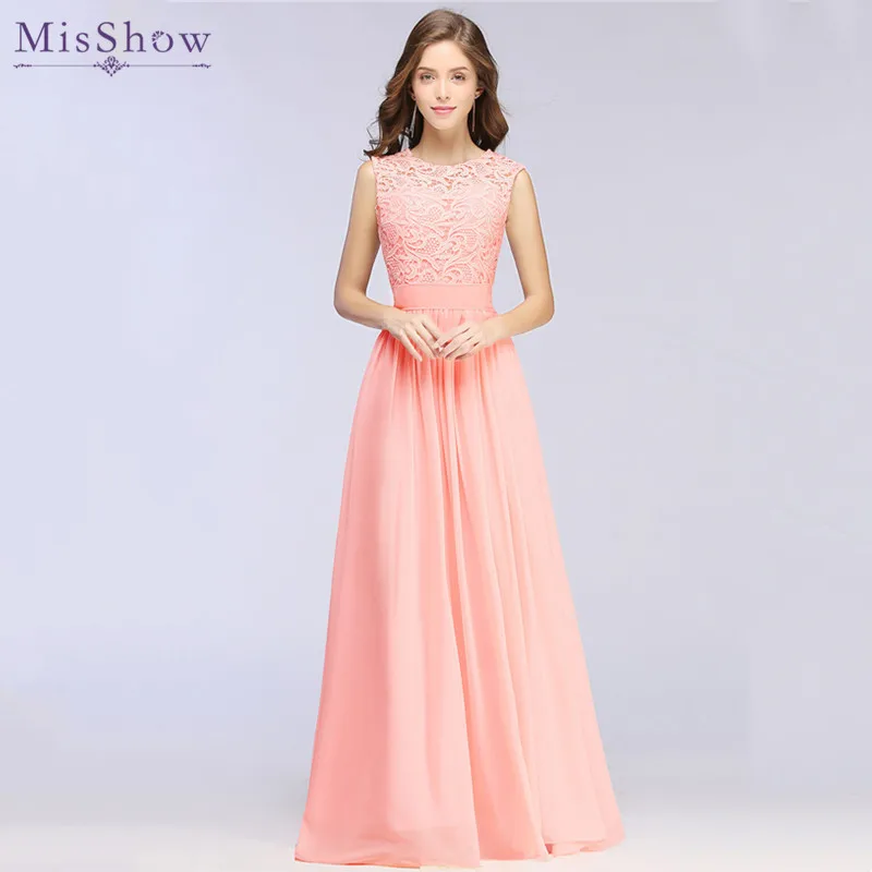 Платье женское длинное шифоновое с цветочным кружевом на молнии | Женская одежда