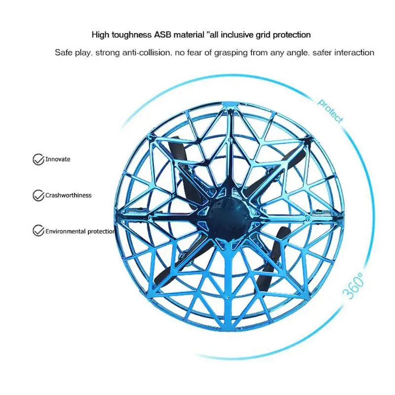 

Auto Induction Sensor Aircraft Exercise Judgment and Discrimination Creativity Hand Control Quadcopter Kids Adults Gifts