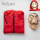 Костюм бумажного дома Сальвадора Дали с надписью Casa De Papel