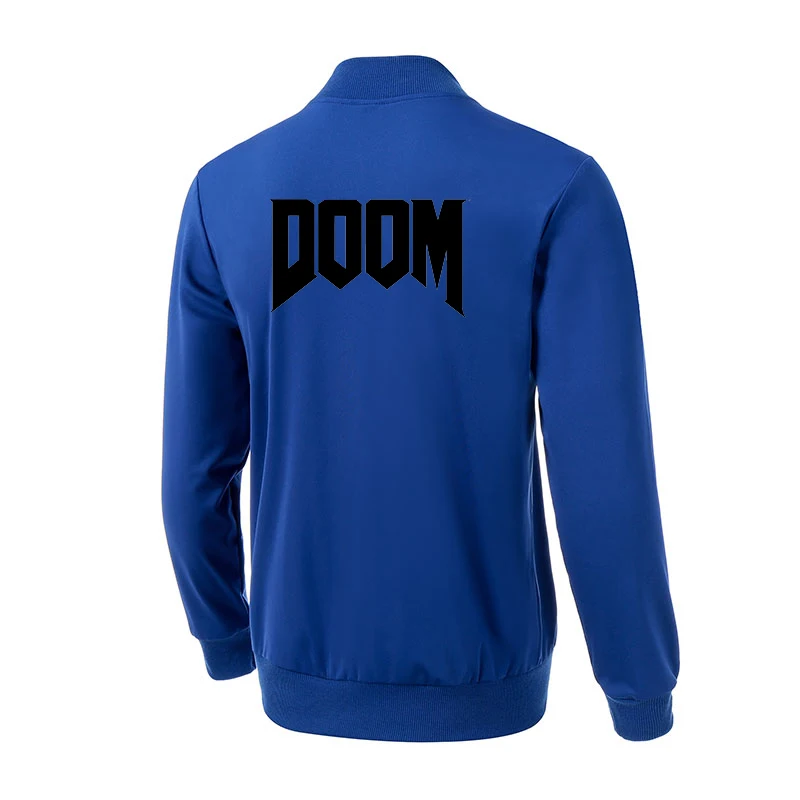 

Fashion Popular Game Doom Printed Coat Men Women Casual Streetwear Bomber Jacket Harajuku Sports Streetwear Outerwear Unisex