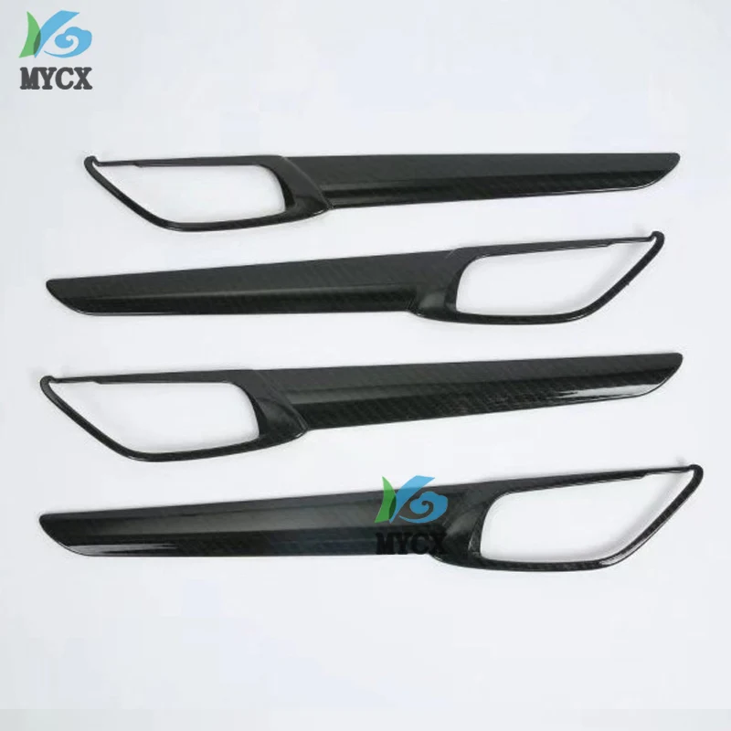 

Для Mazda CX-8 CX8 CX 8 2018 2019 крышка панели поручня для внутренней дверной ручки автомобиля хромированная отделочная полоса ABS аксессуары для украш...