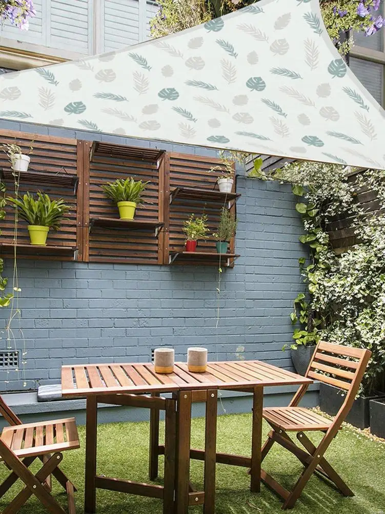 

Козырек от солнца треугольный, 3 размера, для улицы, сада, пляжа, кемпинга, патио, бассейна