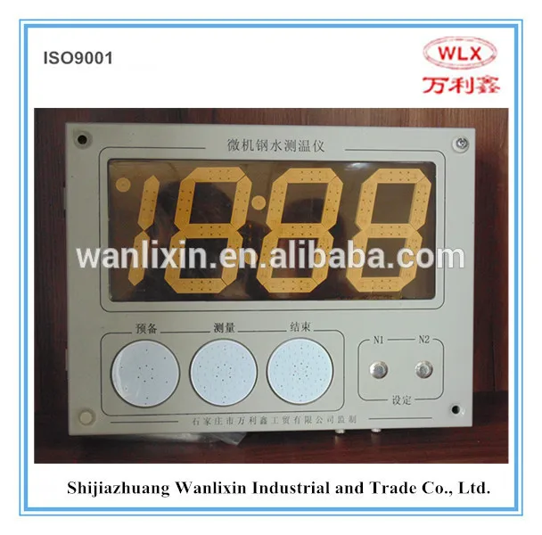 

steel mill temperature sensor display instrument