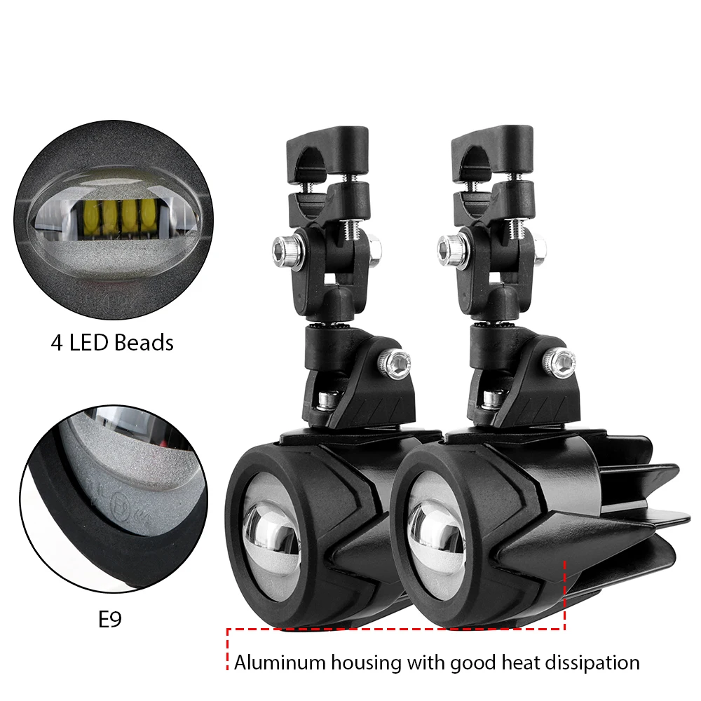 LEEPEE 1 пара светодиодный вспомогательные огни пятно луча вождения