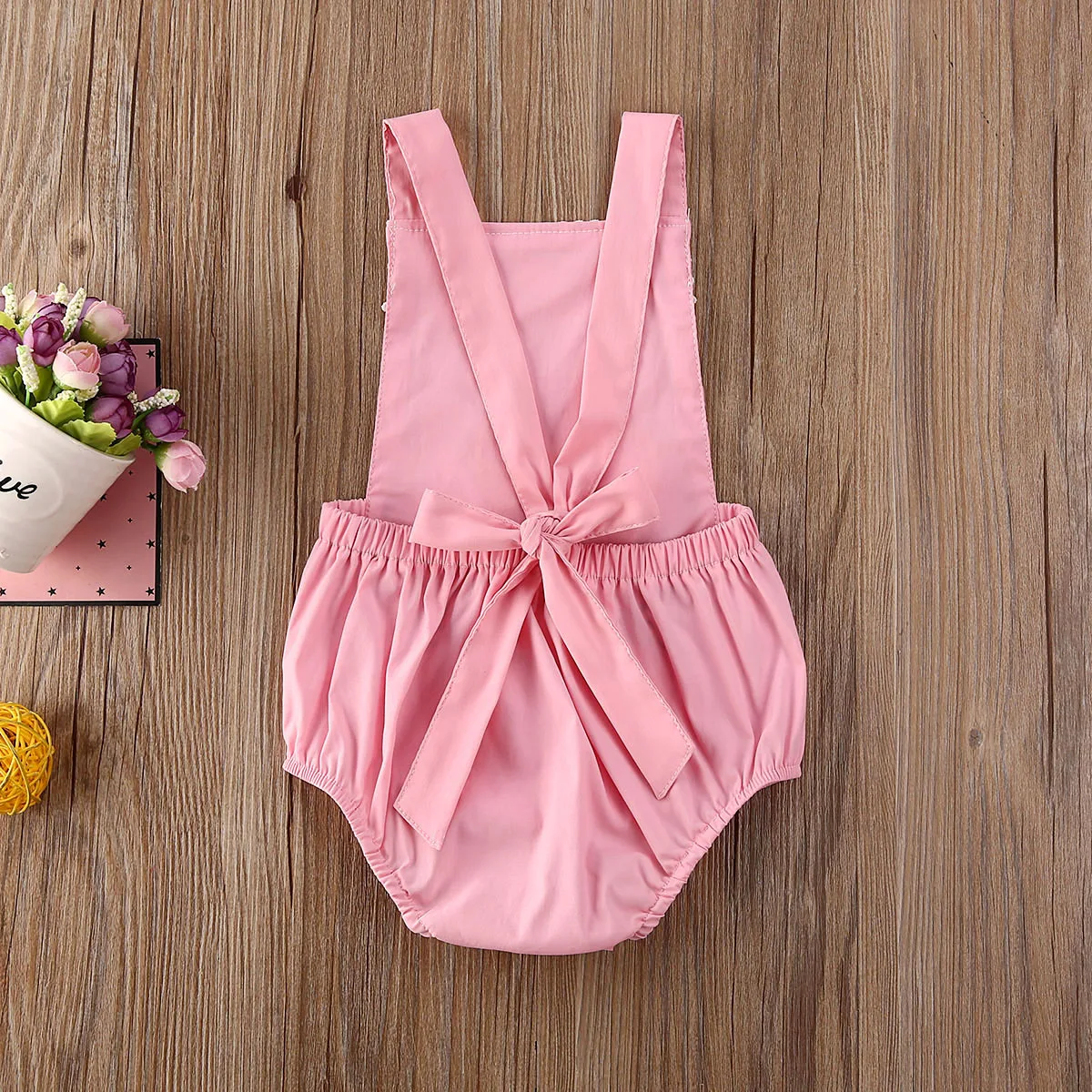 Пасхальный наряд для новорожденных девочек боди с изображением кролика