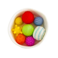 montessori balls w basket baby development toys sensorial game for infant toddler tactile sense early childhood education 0 12
