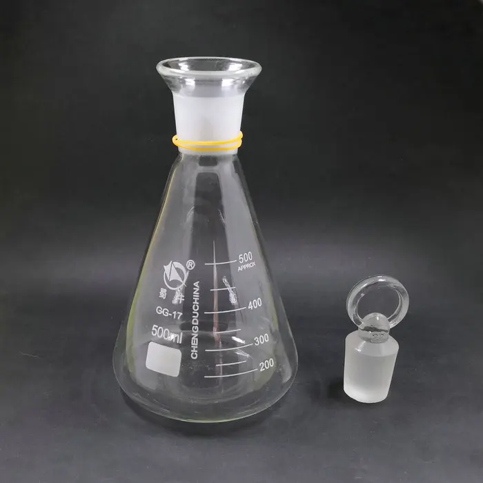 Колба для определения йода от 50 мл до 1000 колба треугольная мерная 1 шт.|volumetric