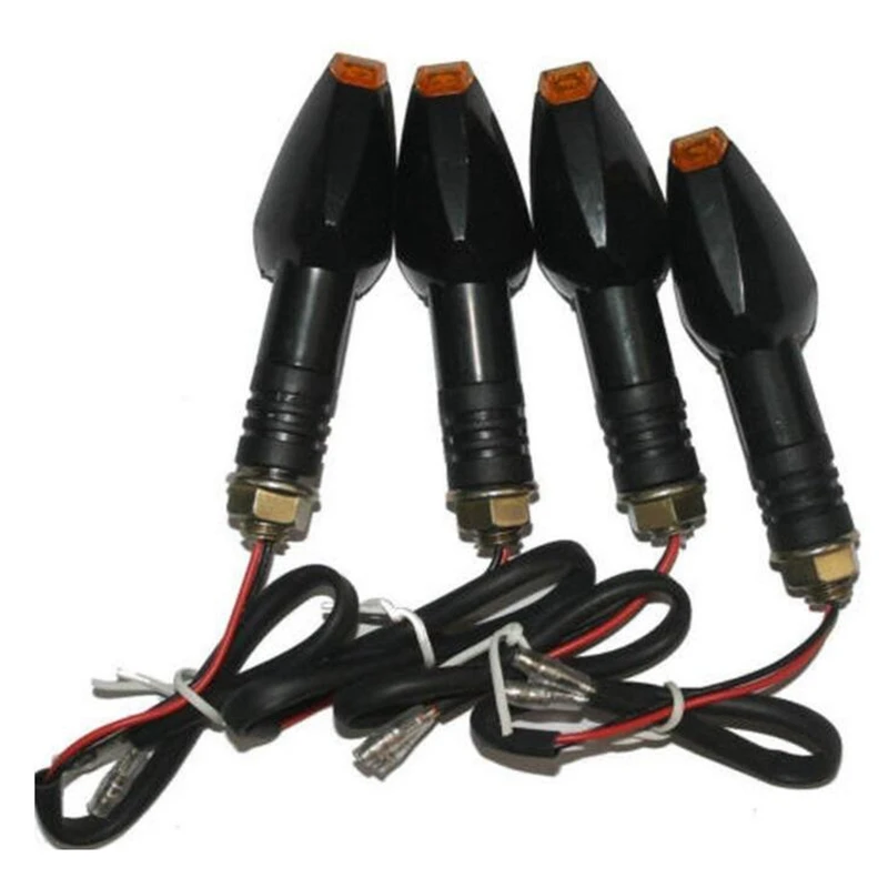 4 шт. универсальные Светодиодные поворотники для мотоциклов Kawasaki Honda Yamaha Suzuki Harley