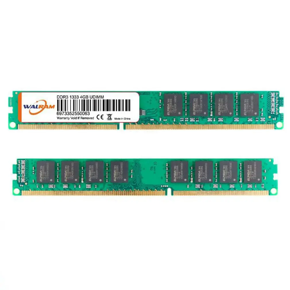 

DDR3 4GB 1333MHZ PC3-10600 Desktop Memory Module Black Desktop Memory Module High Performance Memory Module