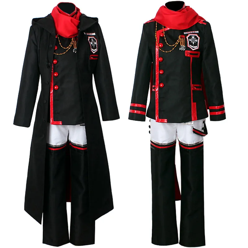 

Костюм Д. Серый-мен Лави для косплея, костюмы на Хэллоуин, костюм Д. Серый-мужской Аниме, черный и красный костюм из полиэстера, Костюм д-серог...