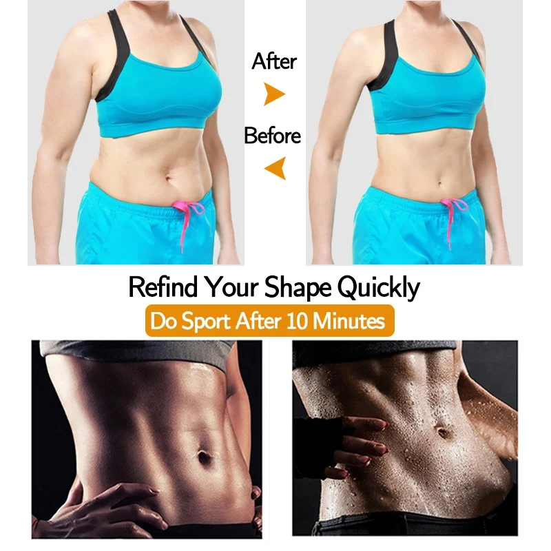 

Female Neoprene Sauna Shaper Belt Zipper Waist Training Corset Loss Weight Compression Trimmer Sports Shapewear Belts USA Stock