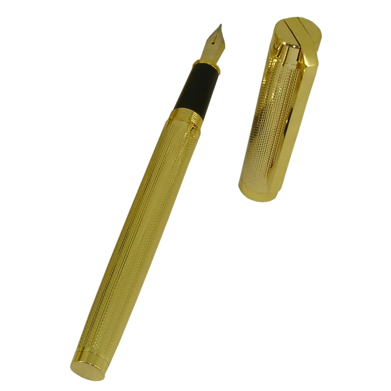 

ACMECN канцелярские принадлежности для бизнеса и школы, роскошная жидкая чернильная ручка с компьютерным оформлением, Высококачественная Золотая авторучка