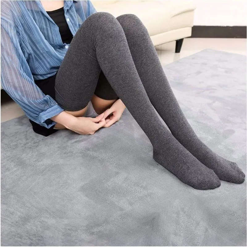 

Fashion autumn and winter warm women's stockings over knee socks super long 80cm thigh cotton socks