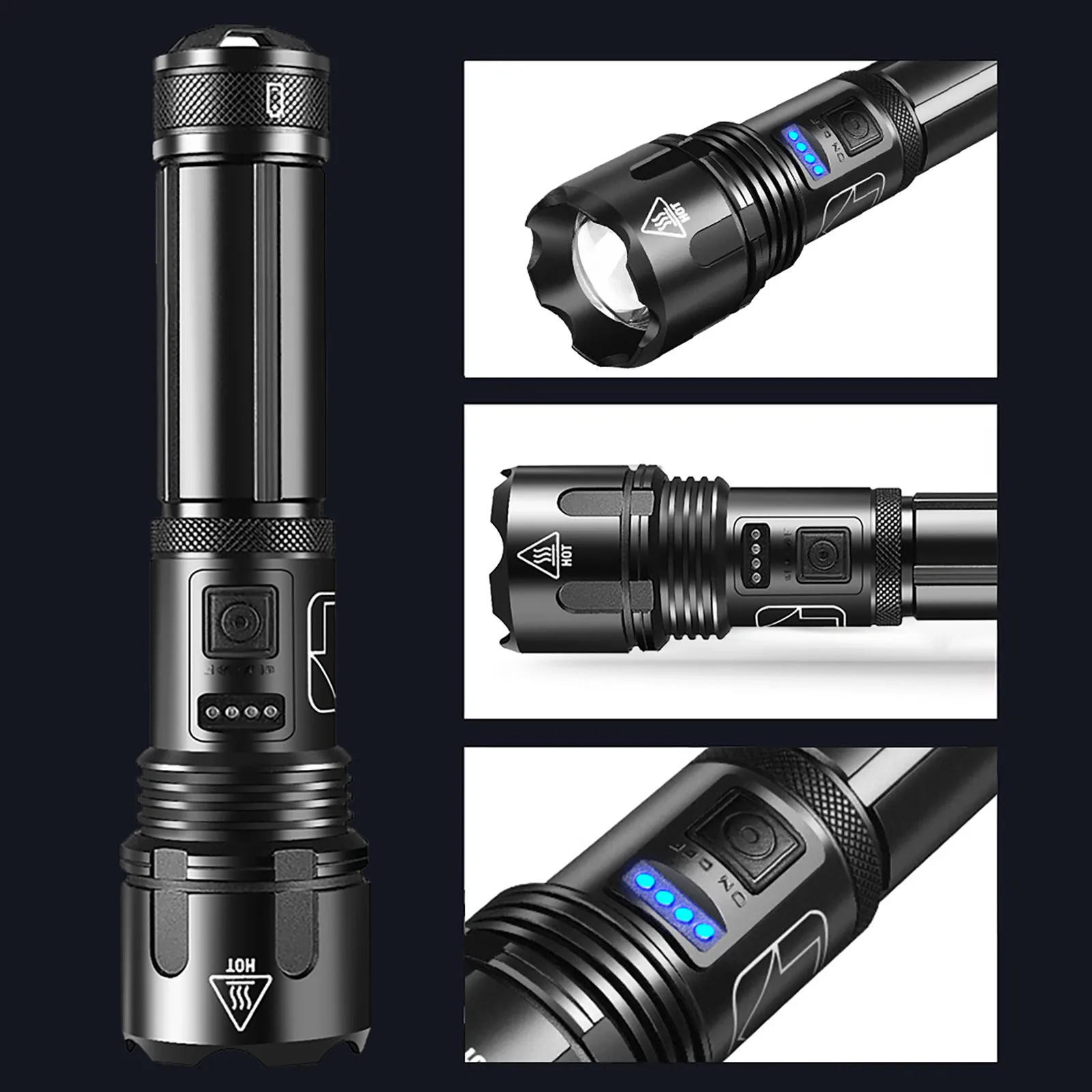 Прямая доставка xhp50.2 самый мощный фонарик 5 режимов usb зум светодиодный фонарь xhp50