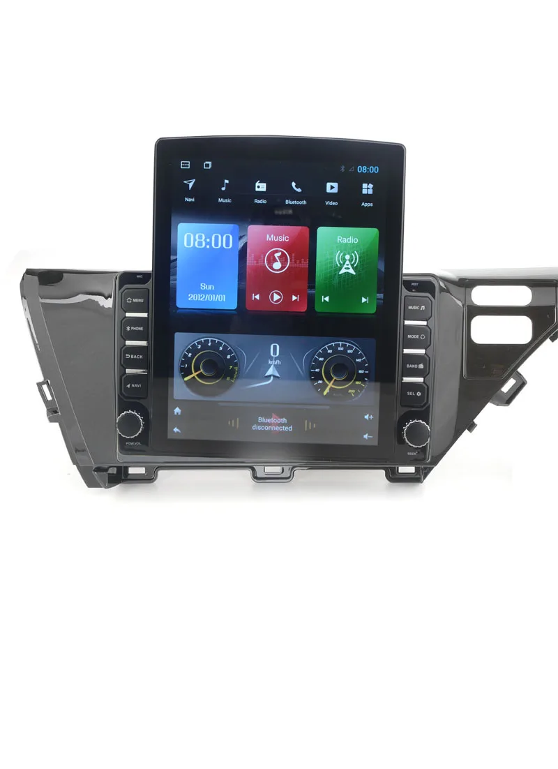 

9.7" octa core tesla style vertical screen Android 10 Car GPS video Multimedia for Toyota Camry 2018-2020