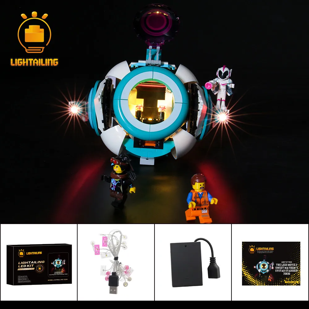 Комплект светодиодного освещения для 70830 набора светильников Sweet Mayhem's Systar Starship