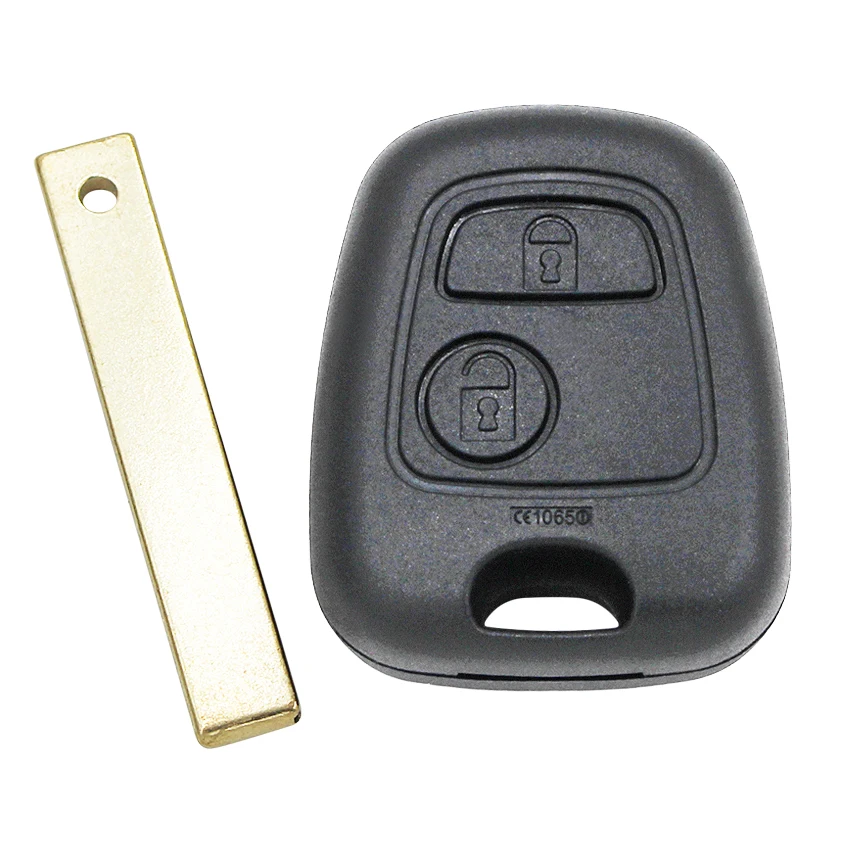 2-кнопочный дистанционный умный автомобильный чехол для ключей КОРПУСА Fob с паз
