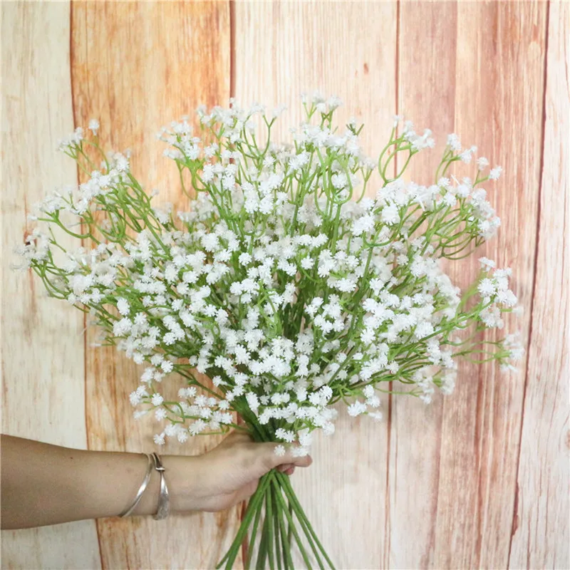 Искусственным звездным Цветочная композиция для вазы украшения дома невесты с