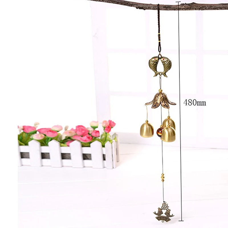

Antique Wind Chime Copper Yard Garden Outdoor Living Decoration Metal Lucky
