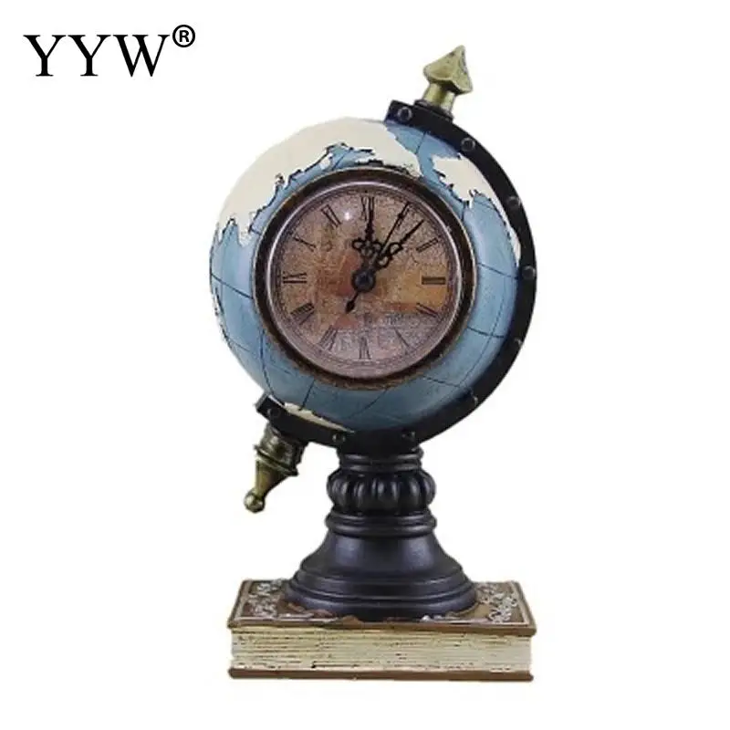 Современные настольные часы из смолы мировая модель украшения для дома декор