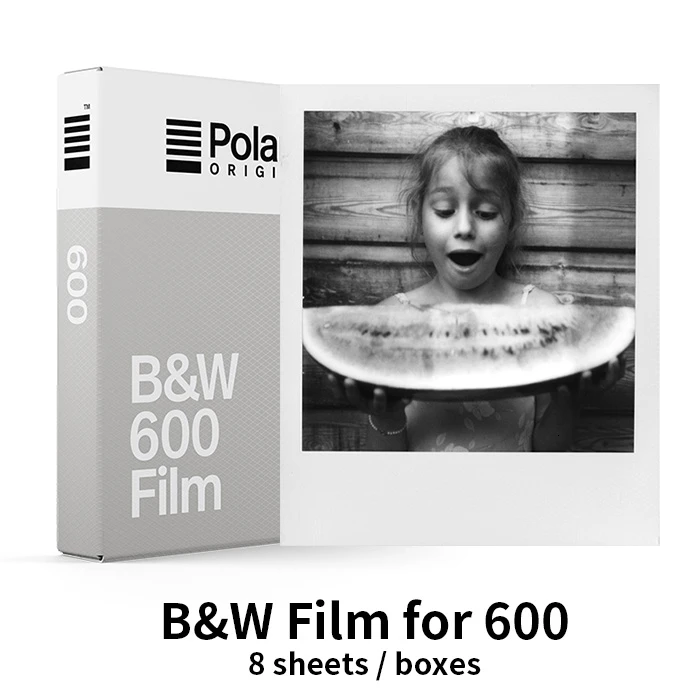 Пленка Polaroid Originals Instant 600 цвет черно-белый для камеры Onestep2 Instax SLR680 636 637 640 650 660 Автофокус невозможен - Цвет: BW600