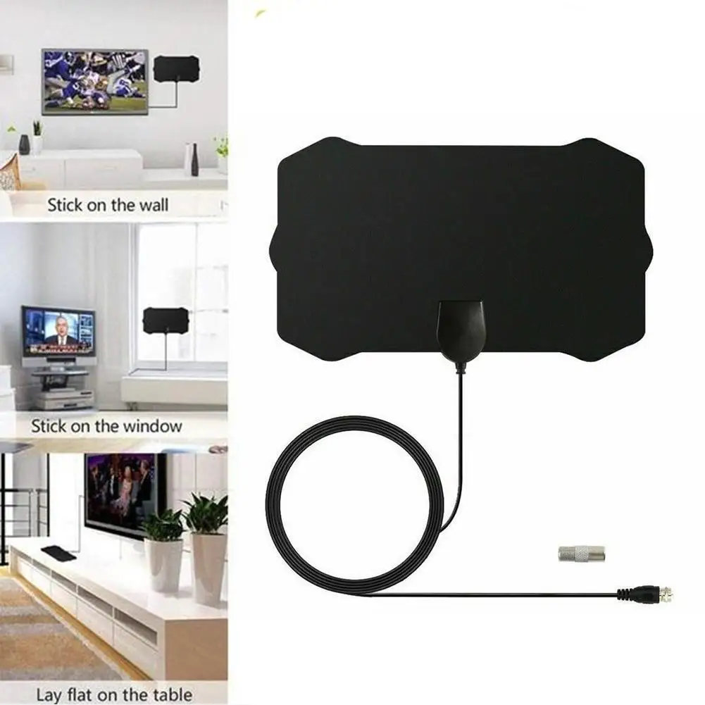 1080P 4K Antenna TV Digital HD 50 Mile Range Skywire 16ft Antenna TV HDTV Digital Coax Digital TV Cable Antena HD Skywire I K9J1
