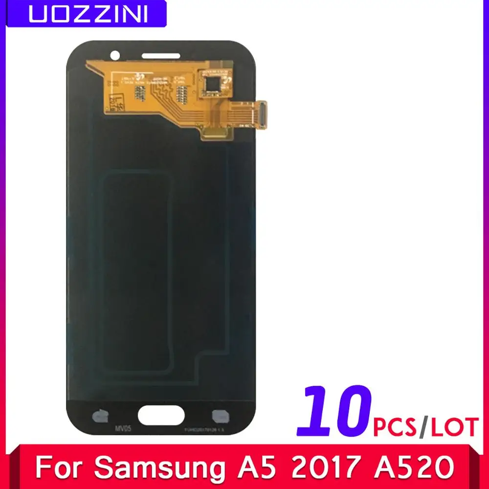 10 шт./партия супер AMOLED lcd s для Samsung Galaxy A5 2017 a520f SM A520F A520 дисплей кодирующий
