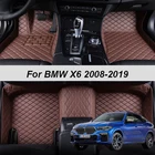 Кожаные автомобильные коврики на заказ для BMW x6 2008 2009 2010 2011 2014 2019 2020 2021