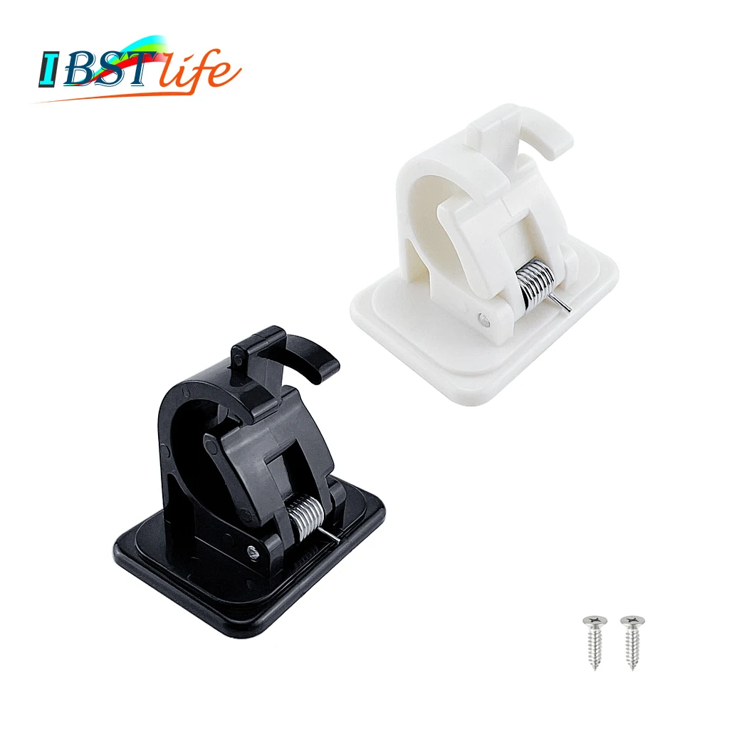 

ABS Plastic Fishing Rod Rack Holder Wall Mounted Fishing Pole Clamp Rods Clips Organizer Brackets Bathroom Room Towel Bar Hook