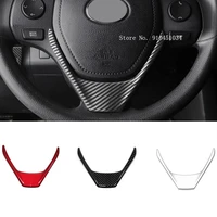 for toyota corolla auris 2014 2018 rav4 2013 2017 abs chrome inner steering wheel decoration cover trim car accessories 1pcs