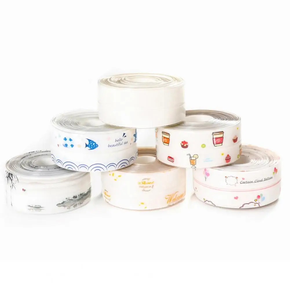 

Водонепроницаемая наклейка для кухонной раковины 3,2 м, уплотнительная лента для защиты от плесени, самоклеящаяся наклейка для стен, ванной, ...