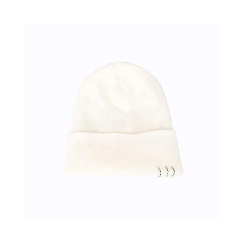 

Hoop Woolen Hat New Korean Version Autumn And Winter Zippe Hat Women Hedging Warm Knitted Hat Wholesale cappello