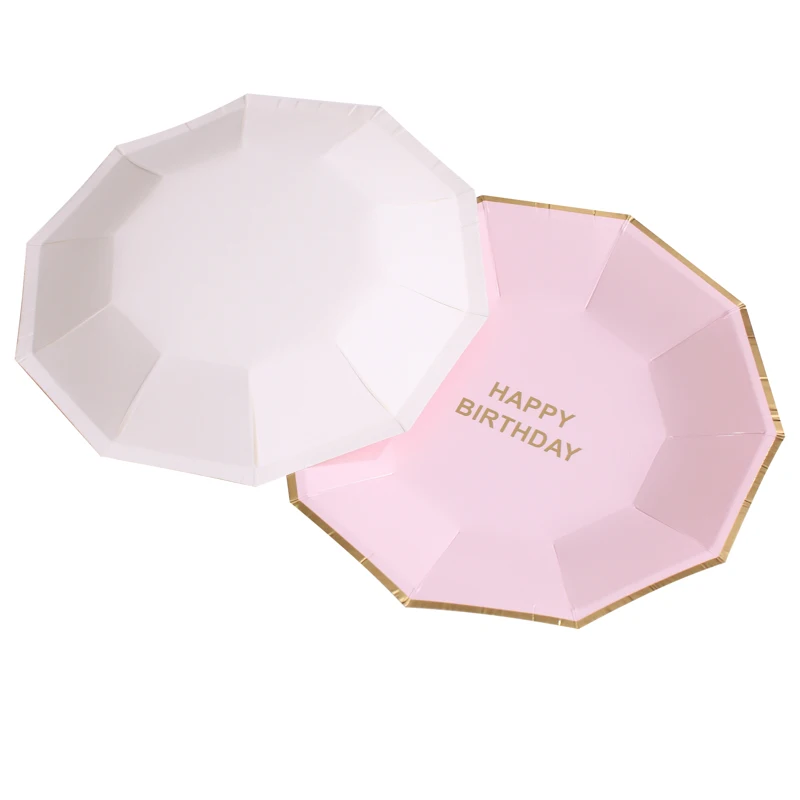 На Новый год и Рождество вечерние бумажные тарелки стаканы на день рождения