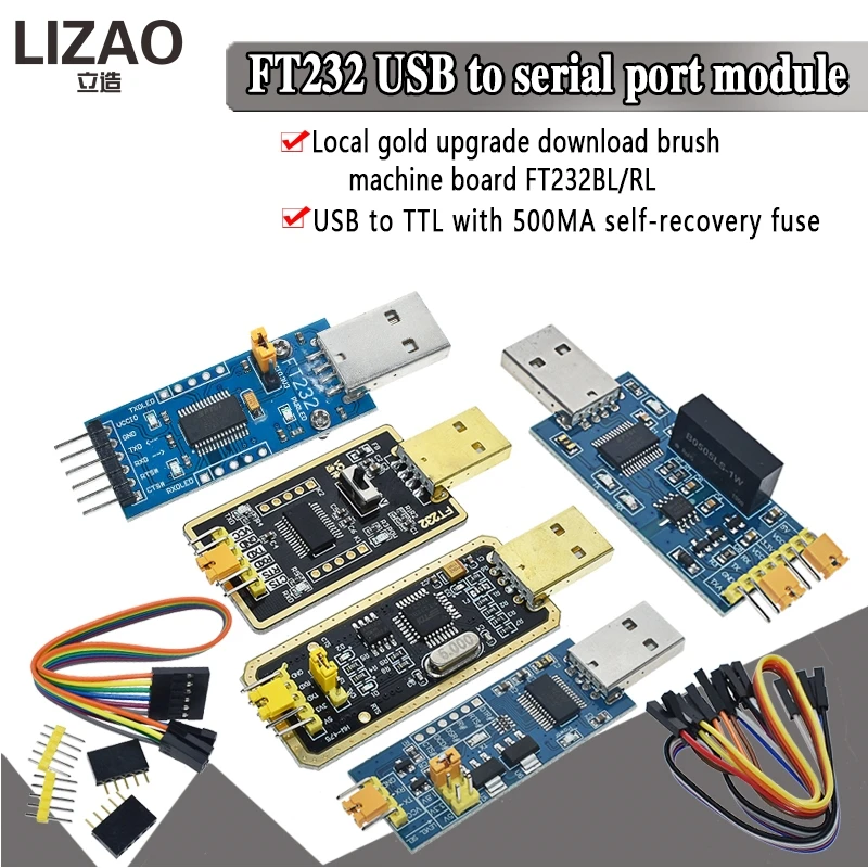 FT232BL FT232RL FT232 USB для TTL 5 в 3 загрузочный кабель модуля последовательного адаптера