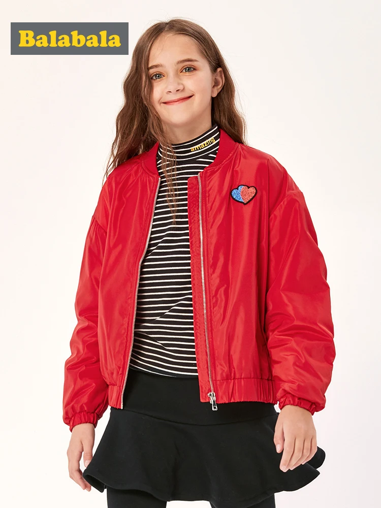 Children clothing girls coat 2019 autumn and winter big children plus velvet baseball jacket fashion tide | Детская одежда и обувь