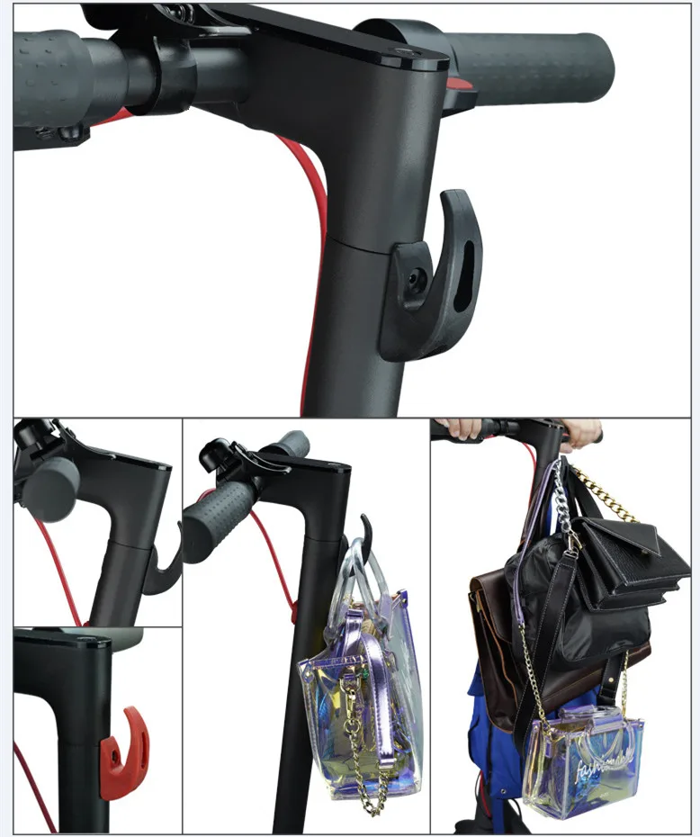 Electric Scooter Front Hook Hanger for Xiaomi Mijia M365 Pro Accessories Scooter Helmet Bags Storage Hook Handle Grips Claw