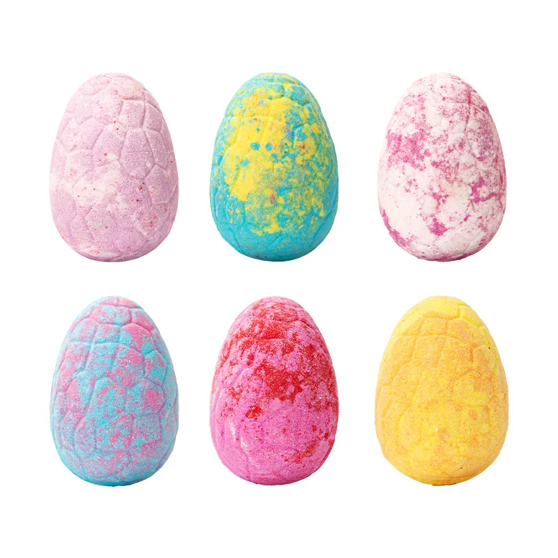

6Pcs Dinosaur Eggs Bath Bombs Moisturizing Exfoliating Body Cleaning Skin Care Spa Bubble Bath Salt Essential Oil Soap Drop Ship