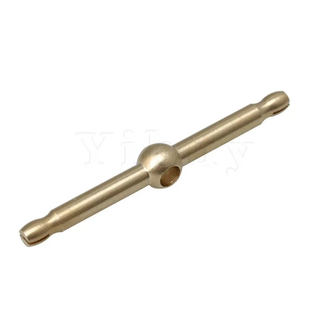 Yibuy 1x Yellow Brass Saxophone Overtone Key 4mm Hole Dia for General Alto Sax | Спорт и развлечения