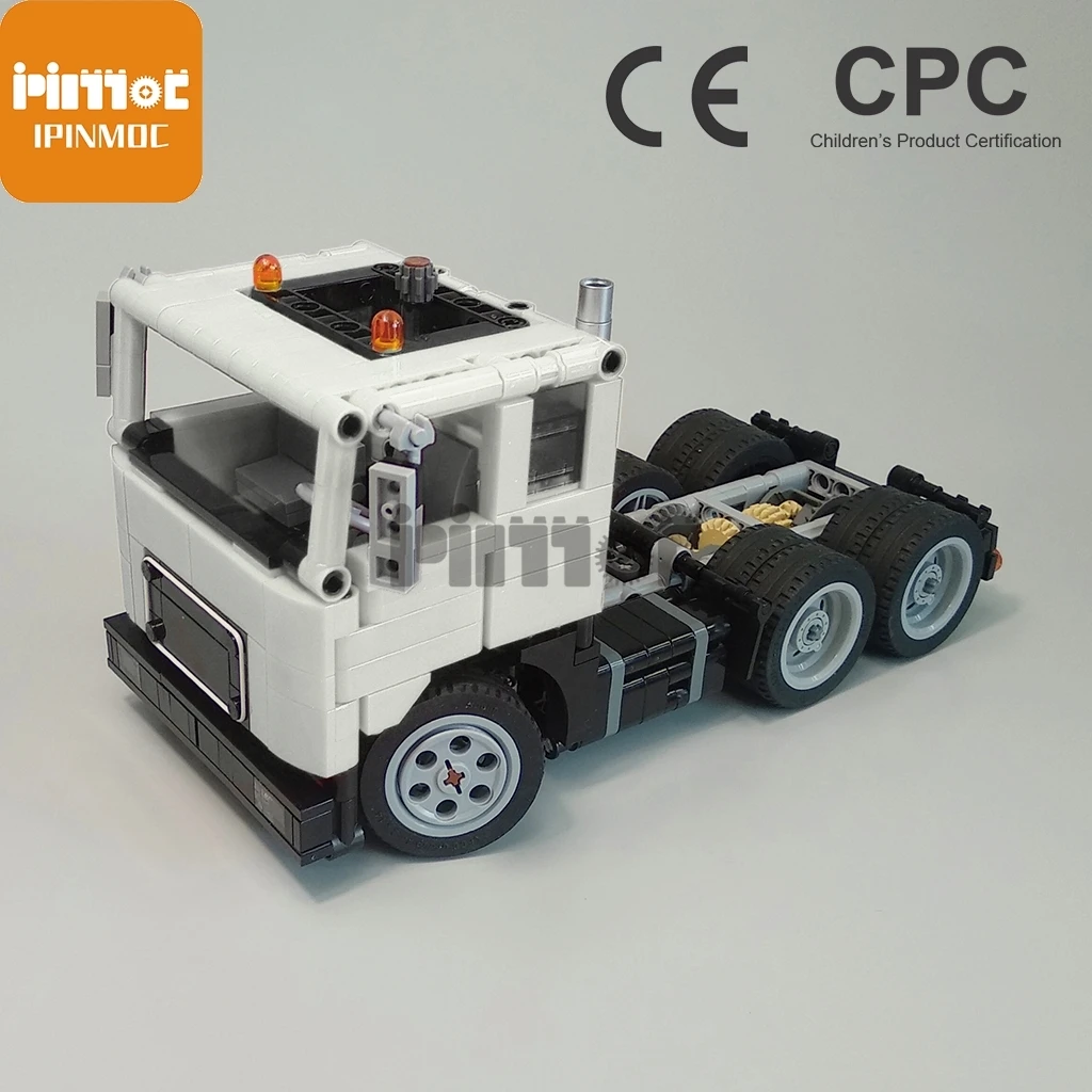 

Moc-56155 man truck 2019 Mini static version Boy Gift mosaic building block technology moc-33013 classic car Tudor mini electric