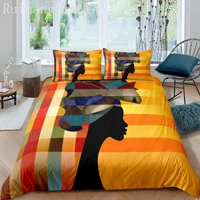 23pcs african woman duvet cover beautiful bedding sets 200x200 fabric bed linen girls 220x240 double bed duvet set