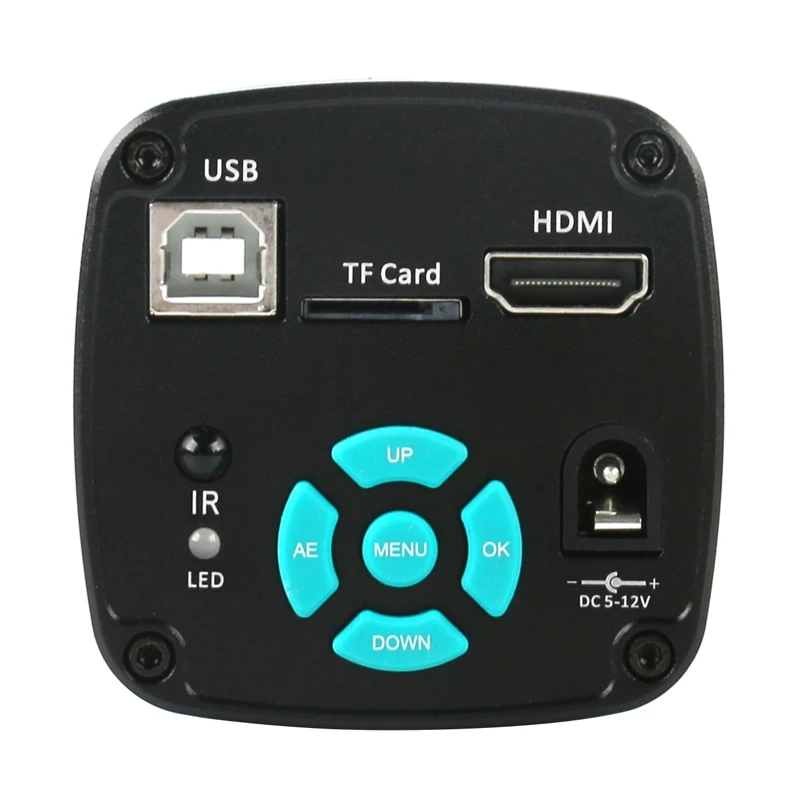 Электронный цифровой микроскоп 48MP 1080P HDMI USB 180X/300X/200X/500X C крепление зум объектив