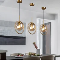 nordic led pendant lamp for home modern glass decor pendant lights pending lighting living room hanging light fixtures luminaire