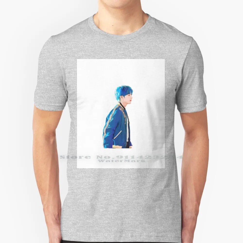 

Футболка Kim Taehyung V, 100% чистый хлопок, V-образный вырез