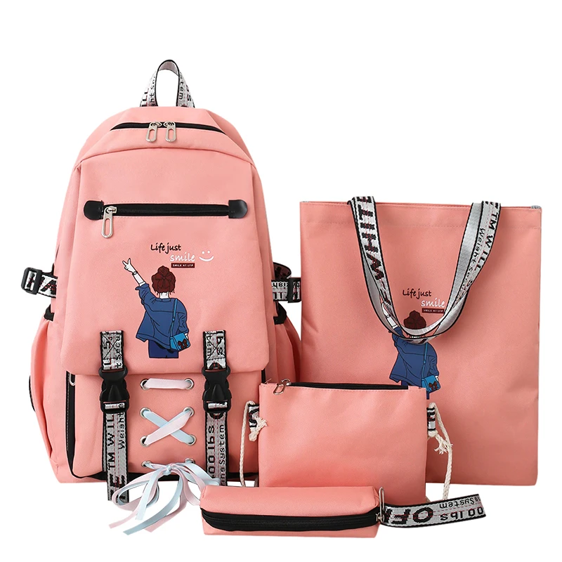 

Fashion Backpack Flower Women Backpack Waterproof Student Schoolbags Large School Bags For Teenage Girls School Backpack Female