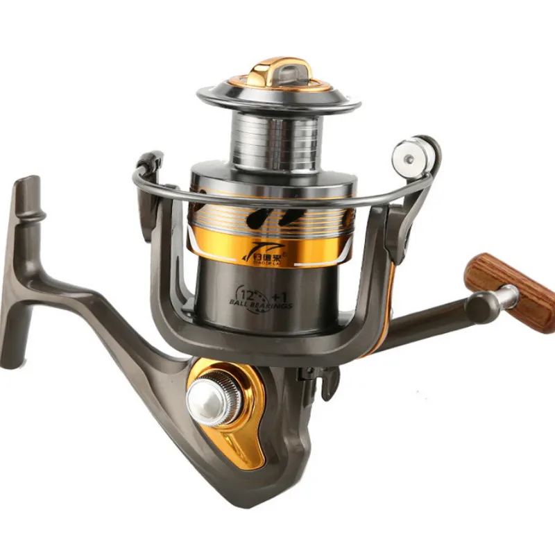 Катушка для рыбалки на машина в соленых водах поток металла спиннинг колесо