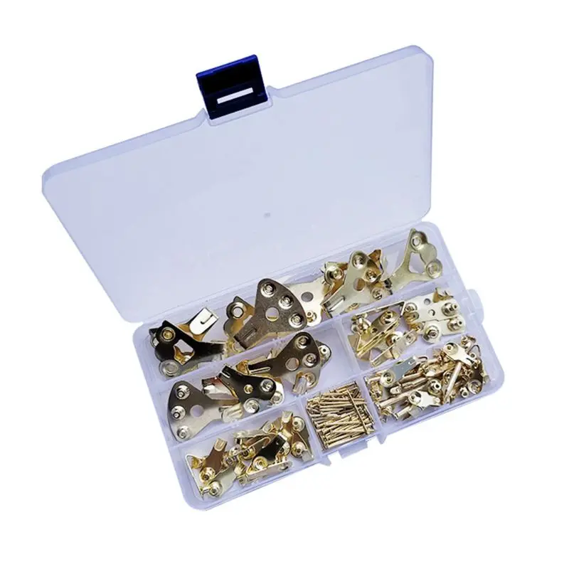 

130pcs Heavy Duty Picture Hanging Kit Photo Frame Hooks Nails Hanger For Displaying Wall Mounted Home Decor Accessories